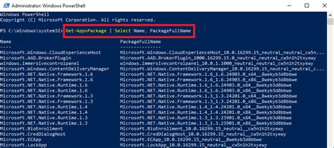uninstall apps from pc powershell
